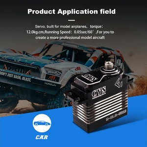 <span class=keywords><strong>CYS</strong></span> H-BLS-5818 Batteria ad Alta Velocità 12KG 0.05sec Completamente in Metallo per Elicottero RC 700 - Product Image 2