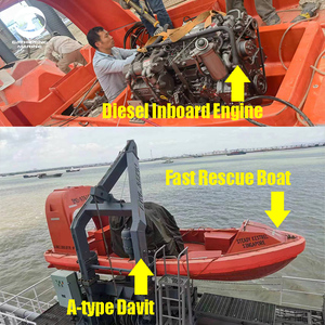 <span class=keywords><strong>Bateau</strong></span> de sauvetage rapide marin ; Configurations optionnelles incluant des moteurs à essence ou diesel et des grueurs à bras unique ou à A-frame. - Product Image 5