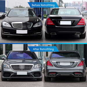 ชุดแต่งรถยนต์ W221 ปี 2006-2013 อัพเกรดเป็นรุ่น Sport63 ปี 2020 ประกอบด้วยชุดแต่งรอบคัน กันชนหน้า-หลัง สเกิร์ตข้าง ฝากระโปรงหน้า ท่อไอเสีย สำหรับรถเบนซ์ S-Class - Product Image 2