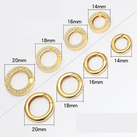 Collier en chaîne pour femmes, sautoir personnalisé, en or rose, différentes tailles, fermoir à pince, tendance, en argent, zircon, pour bricolage, 1 pièce