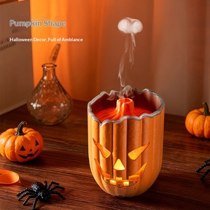 Difusor de Aroma USB con Diseño de Medusa y Calabaza, Humidificador de Aromaterapia, Luz Nocturna, Temática de Halloween, 1 Año de Garantía - Product Image 1