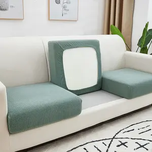 7-Sitzer Sofa bezug Jacquard Elastic Stretch Couch Schon bezüge L-Form Sofa Kissen bezug Set