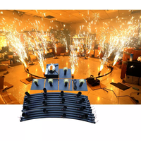 Système de tir de feux d'artifice à fontaine froide à effets spéciaux, scène rotative à 360 degrés, machines pour mariage