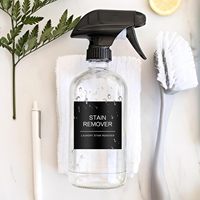 Étiquette de blanchisserie minimaliste pour vaporisateurs de mise en conserve et distributeurs de détergent, ensemble d'étiquettes de lessive pré-imprimées (noir)