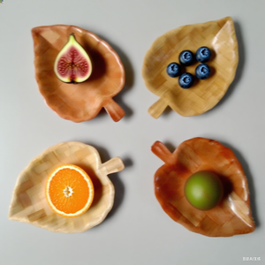 ชามสลัดไม้รูปดอกพลัมใช้งานได้จริงสำหรับบ้านร้านอาหารคาเฟ่ใช้สำหรับเสิร์ฟอาหารและผลไม้ - Product Image 6