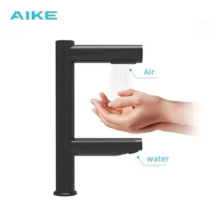 AK7130 New design Innovation Stainless steel Portable 2 in 1 toilet Faucet bathroom sink with hand dryer
