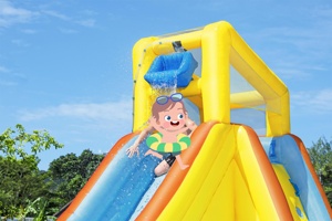 Bestway 53349 14 '8 "X 10' 2" X 8 '9 "Inflable Frente A LA Playa Bonanza <span class=keywords><strong>Mega</strong></span> Parque Acuático - Product Image 4