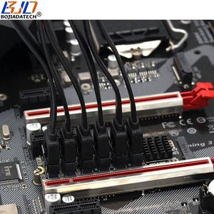 6 * Sata 3.0 Connector Naar Ngff <span class=keywords><strong>M</strong></span>.2 Key-<span class=keywords><strong>M</strong></span> Nvme Interface Adapter Uitbreidingskaart 6Gbps Asm1166 Met Heatsink Voor Harde Schijf - Product Image 5