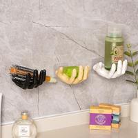 Nouveau crochet mural robuste en forme de main, sans perçage, sans trace, pour rangement domestique, idéal pour clés et écouteurs