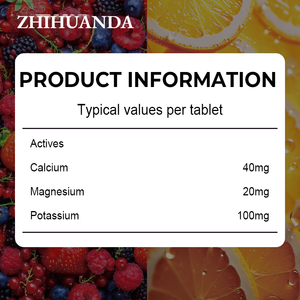 मिश्रित स्वादों के साथ जलयोजन ऊर्जा इलेक्ट्रोलाइट टैबलेट वयस्कों के लिए 10 गिनती प्रति ट्यूब - Product Image 3