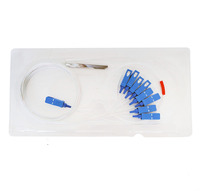 Splitter PLC Serat Optik Tipe Tabung Baja Mini 1*8 SC/UPC