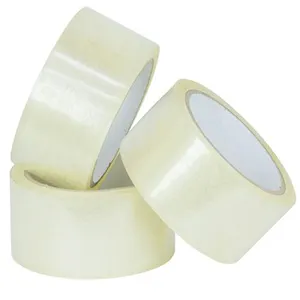 पारदर्शी कम शोर सफेद Bopp पैकिंग चिपकने वाला सील टेप