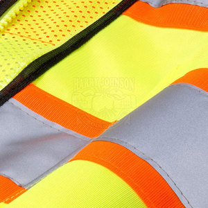 Breathable Mesh Fabric Hi Viz Safety Reflective Vest Construction Workwear Safety Vest Best Quality <b>Waterproof</b> Safety Vest - Product Image 5