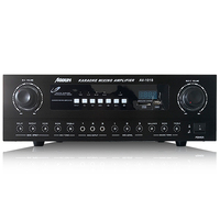 Amplificateur de scène HIFI Bluetooth professionnel OEM haute puissance avec anti-Feedback USB et basses puissantes pour les fans de karaoké
