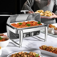Chauffe-Plat de Buffet Professionnel en Acier Inoxydable – Ensemble Complet pour Hôtels et Restaurants – Prix Compétitif