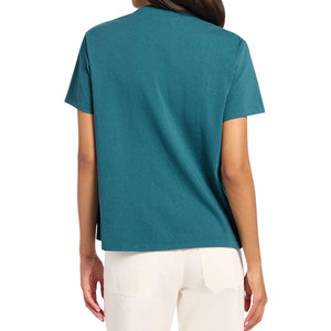 Camisetas de Manga Corta para Mujer, Hechas en Fábrica, de Algodón Multicolor, Ropa Casual con Logotipo Personalizado - Product Image 3