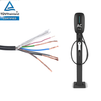 Cable de pila de carga de tranvía suave personalizado, estándar europeo, 5*6,0 + 1*0, 5 mm², elementos de materiales de aislamiento