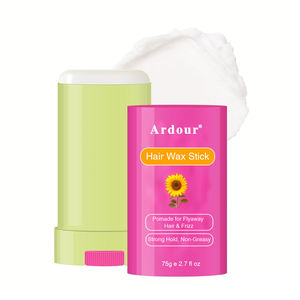 Cera para el Cabello Orgánica en Barra con Fijación Fuerte y Protección Térmica, Hidratante y Estilizadora para un Acabado Suave y Antiencrespamiento - Product Image 1