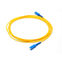 Kabel Patch Fiber Optik Single Mode 9/125 LC/Sc/FC/St/LSZH PVC Simplex 2.0mm 3.0mm APC Upc
