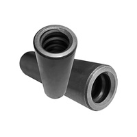 Barres d'armature d'épissage manchon de connexion de barre d'acier coupleurs de manchon d'ancrage pour tiges de barre filetées auto-ancrantes coupleur de tuyau de forage