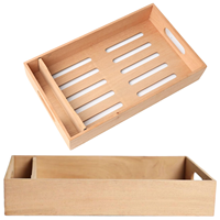 Plateau de rangement moderne réglable en bois de cèdre espagnol laqué pour cigares, avec humidificateur, coupe-cigares et briquet – Portable, écologique et résistant à l'humidité