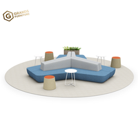 Ensemble de canapés de réception haut de gamme au design moderne, inclinables à 120 degrés, pour bureaux, halls, centres commerciaux, banques, salles d'attente dentaires et espaces visiteurs