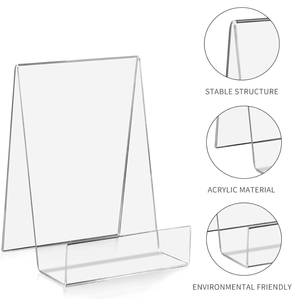 Best Sales Modern A5 Acrylic Leaflet Stand with Eco-Friendly Logo Printing for Restaurants or Bars - Product Image 2