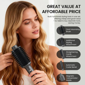 Secador Profesional de Secado Rápido PRITECH, Juego de Cepillos para el Cabello <span class=keywords><strong>5</strong></span> en <span class=keywords><strong>1</strong></span>, Cepillo de Aire Caliente de Alta Velocidad de 110000 rpm, Estilizador de Cabello Multifuncional con Iones Negativos - Product Image 4