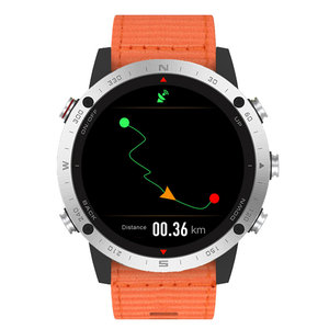 Montre connectée de sport et de pêche <span class=keywords><strong>Sunroad</strong></span> G5 PRO GPS, tracker d'activité, étanche IP68, en plastique écologique 5V et acier inoxydable, avec rappels intelligents - Product Image 1