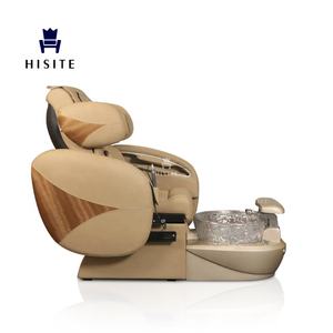 Silla de pedicura, color gris dorado, originalidad, grado superior, masaje de aire, nivel de fuerza ajustable para sala de pedicura - Product Image 2