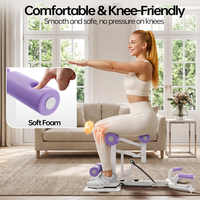 Machine à Squats Pliable à 2 Niveaux de Résistance Personnalisable OEM pour Entraînement des Jambes et des Fessiers à Domicile