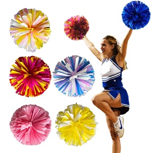 Pompones de Animadoras de Plástico para Exteriores, Ideales para Días Deportivos y Ceremonias de Inauguración, Accesorios de Mano para Animar en Bares - Product Image 1