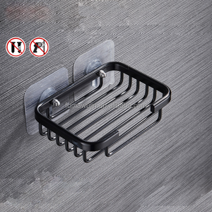 Aluminum Ally <strong>Wall</strong> Mounted <strong>Wire</strong> Basket Soap Dish <strong>Holder</strong> Hollow Out Drain Basket Sponge Soap <strong>Holder</strong> - Product Image 4