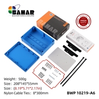 BWP 10219-A Durable ABS En Plastique Étanche Industrielle Contrôleur Logement Étanche Boîte de Jonction Boîtier Instruments