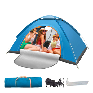 Wandern Reisen 2 Personen Double Layer Camouflage Oxford Wasserdichte wind dichte Markisen familie Drei-Jahreszeiten-Pop-up-Zelt tragen - Product Image 6