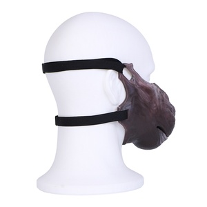 หน้ากากมาสติฟฟ์ SHAZ-3104 ครึ่งหน้า ระบายอากาศได้ สำหรับ BDSM เซ็กซ์แฟชั่น หน้ากากสำหรับผู้ใหญ่ คอสเพลย์ บอนด์เดจ 18+ ขายส่ง - Product Image 3