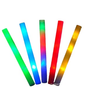 Bâtonnets éponge fluorescents colorés pour concerts et festivals de musique, accessoires d'ambiance d'Halloween, personnalisation possible - Product Image 1