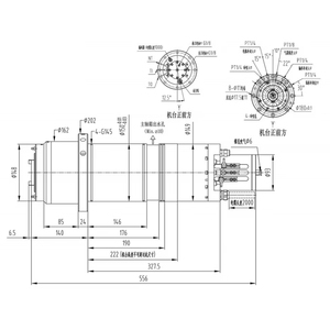 CNC-Drehmaschine zubehör Motorisierter Spindel motor mit Direkt antrieb BBT50 8000 U/min Mechanische Direkt PNP-24V spindel - Product Image 3