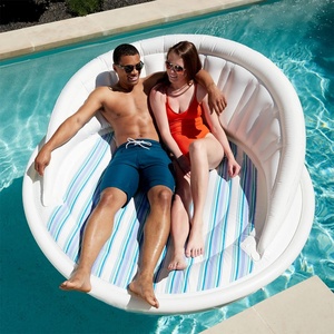 <b>Inflatable</b> Aqua <b>Sofa</b> Pool Lounger Float for Relaxation for Group Use in Pool Beach Lake - Product Image 2