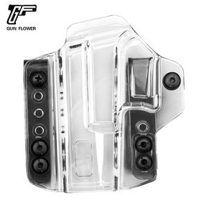 GUNFLOWER पारदर्शी बहुलक पिस्तौलदान फिट बैठता है गर्म बिक्री सामरिक मॉडल <span class=keywords><strong>IWB</strong></span>/OWB पिस्तौलदान - Product Image 4