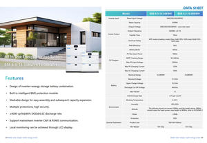 <strong>ESS</strong> High Efficiency All-in-One Home <strong>Energy</strong> Storage <strong>System</strong> Off Grid Solar Inverter with Lithium Battery - Product Image 3