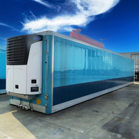 Semi-remorque frigorifique de 16,5 m (53 pieds) en FRP, état neuf, avec corps en aluminium et freins Wabco, pour le transport de marchandises fraîches.