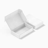Boîte cadeau magnétique rigide en carton sur mesure avec lamination mate et impression UV, emballage pliable de luxe