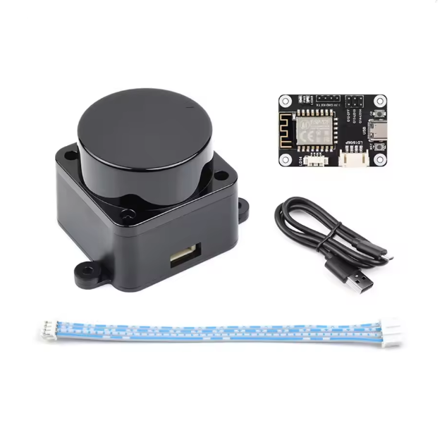 STL-27L 25M DTOF ROS Car SLAM Navigation ScanLaser Radar Support ROS1 and ROS2 DTOF Lidar Sensor STL27L 360°Omni-Directional