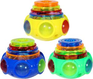 Jouet <span class=keywords><strong>toupie</strong></span> lumineux LED pour enfants avec effets lumineux qui brillent dans le noir, <span class=keywords><strong>toupie</strong></span> en plastique, jeu de bataille pour enfants - Product Image 2