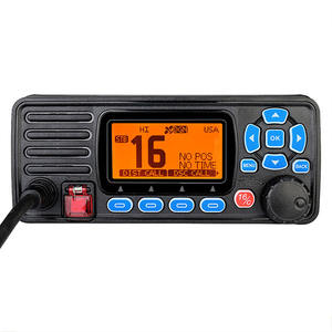 Radio mobile marine numérique VHF/UHF DSC à montage fixe, étanche IPX7, 25W, 88 canaux, appel sélectif numérique GMDSS, GPS, portée de 0 à 30 km - Product Image 2
