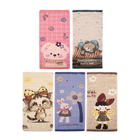 Serviette de toilette pour bébé en coton 4 couches EM ODM, logo personnalisé, imprimé jacquard animal, marque privée, vente en gros directe d'usine