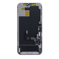 Layar OLED JK Pengganti LCD Ponsel 6.1 Inci, Perakitan Digitizer Sentuh, Suku Cadang untuk iPhone 12