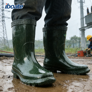 Stivali Isolanti 35kV, <span class=keywords><strong>Scarpe</strong></span> di Sicurezza Specifiche per Elettricisti per Sale di Distribuzione Elettrica / Lavori Elettrici - Product Image 4