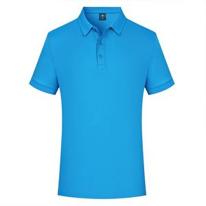 Wholesale Men's Short Golf 220gsm Polo Shirts Embroidered Logo Print 100% Comb Cotton Polo Shirts for Unisex Men Women - Product Image 5
